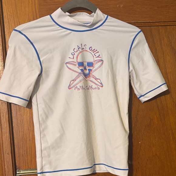 Cherokee Other - White and Blue Graphic T-Shirt